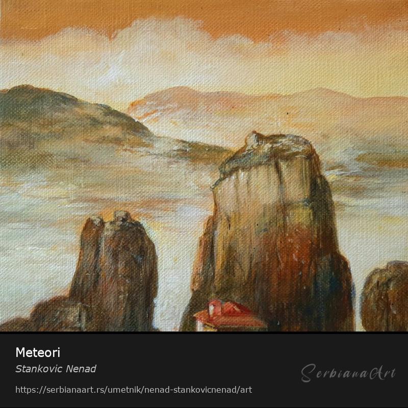 Meteori, Ulje/Platno, Stankovic Nenad