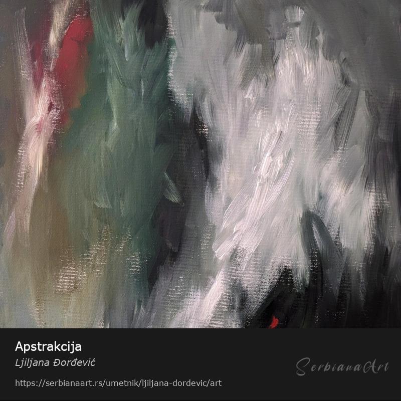 Apstrakcija, Ulje/Platno, Ljiljana Đorđević