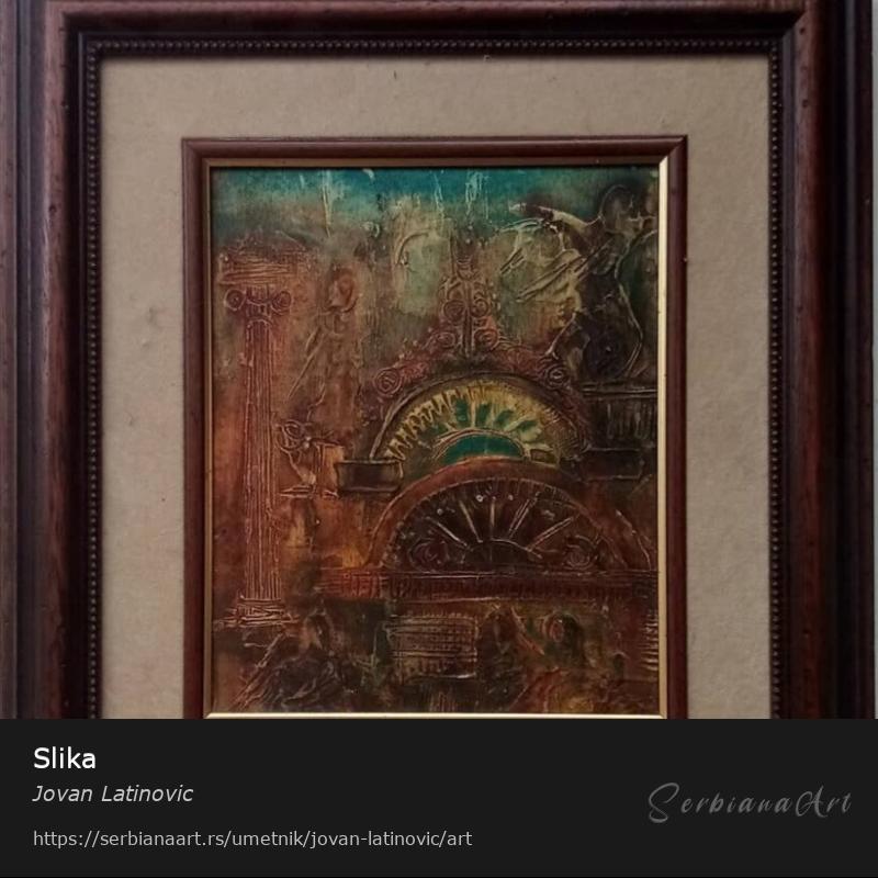 Slika, Ulje/Šperploča, Jovan Latinovic