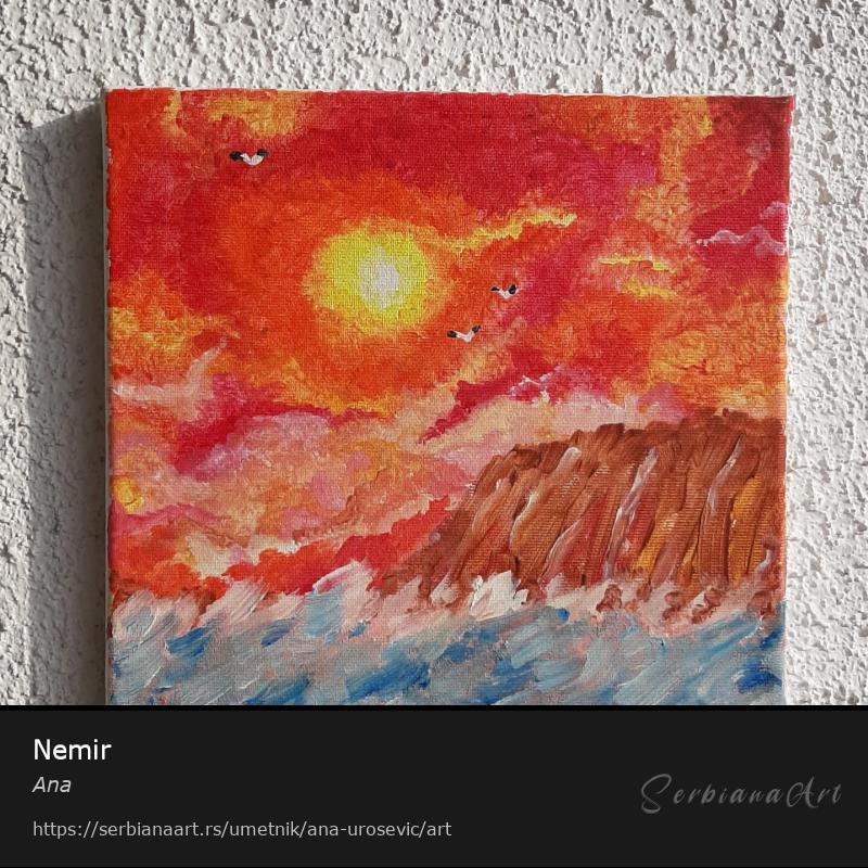 Nemir, Akrilik/Platno, Ana
