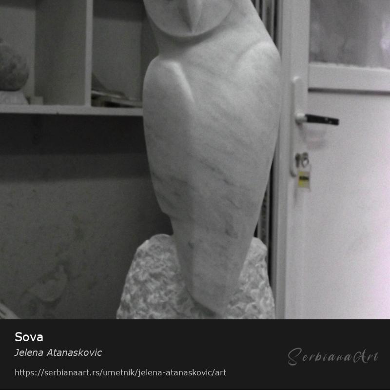 Sova, Skulptura/Kamen, Jelena Atanaskovic