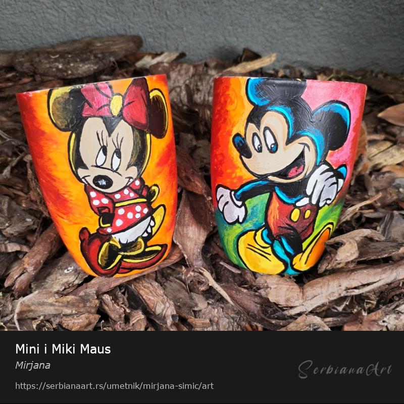 Mini i Miki Maus, Kreativna rukotvorina/Keramika, Mirjana