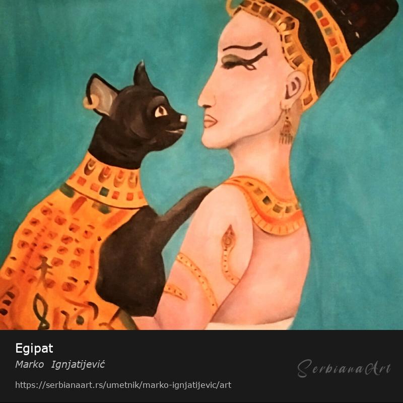 Egipat, Ulje/Platno, Marko  Ignjatijević