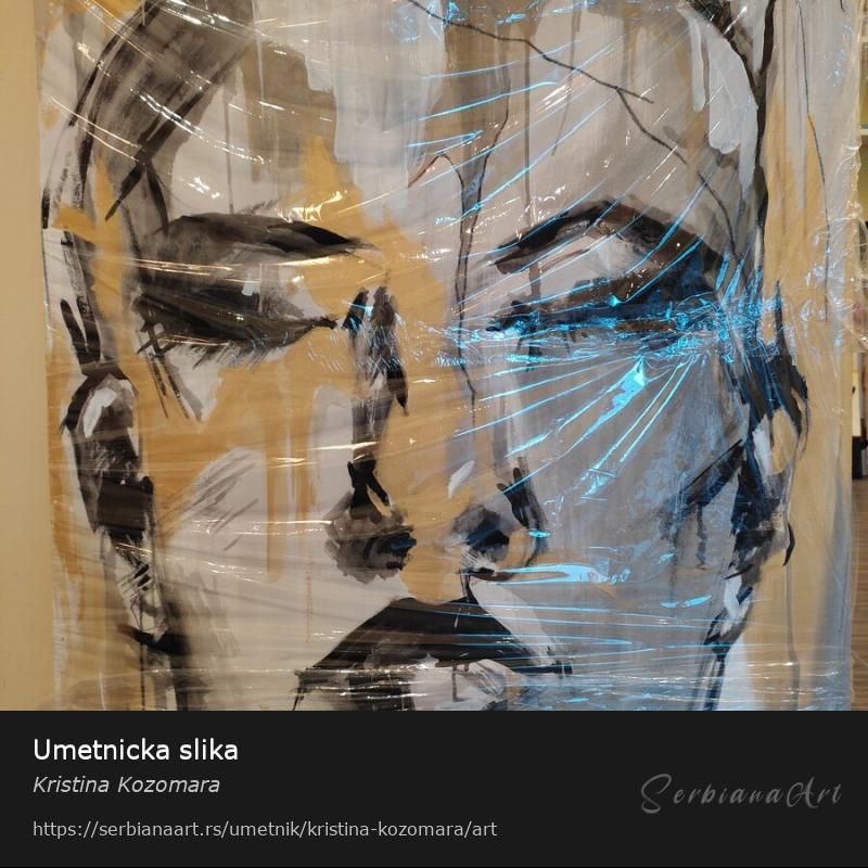 Umetnicka slika, Akrilik/Platno, Kristina Kozomara
