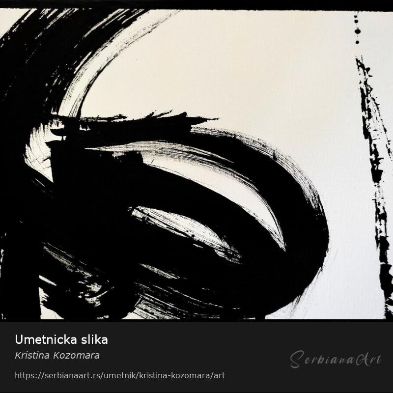 Umetnicka slika, Akrilik/Platno, Kristina Kozomara