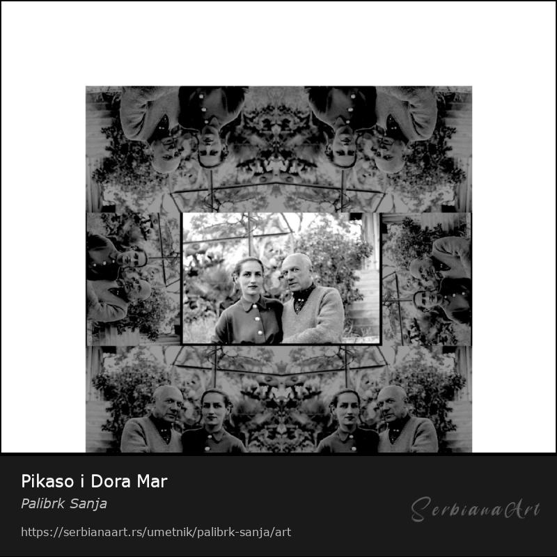 Pikaso i Dora Mar, Digital Art/Papir, Palibrk Sanja