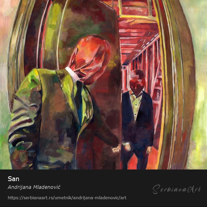 San, Tempera/Papir, Andrijana Mladenović