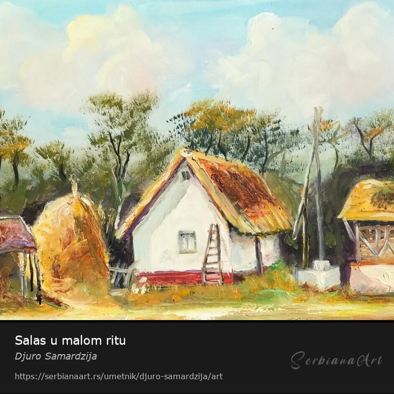 Salas u malom ritu, Ulje/Platno, Djuro Samardzija