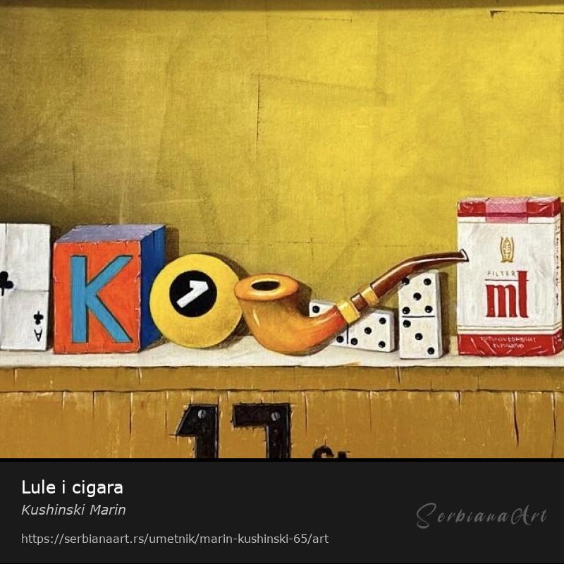 Lule i cigara, Ulje/Platno, Kushinski Marin