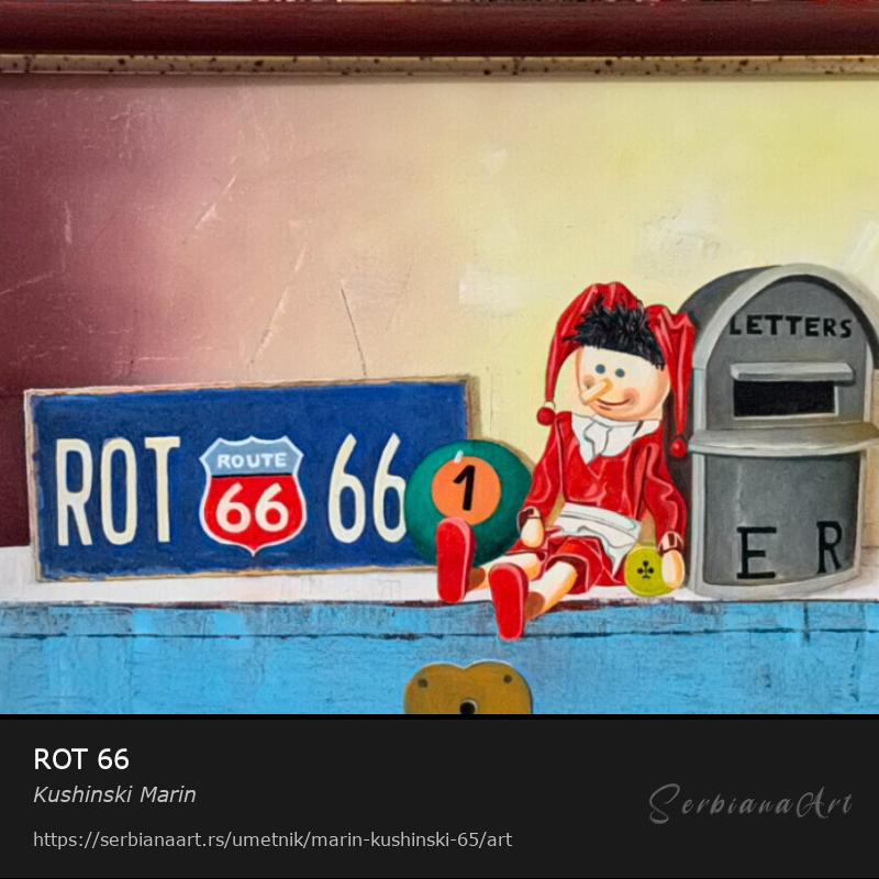 ROT 66, Ulje/Platno, Kushinski Marin