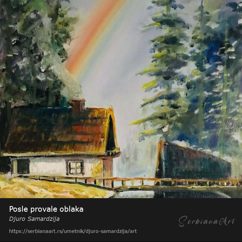 Posle provale oblaka, Ulje/Platno, Djuro Samardzija
