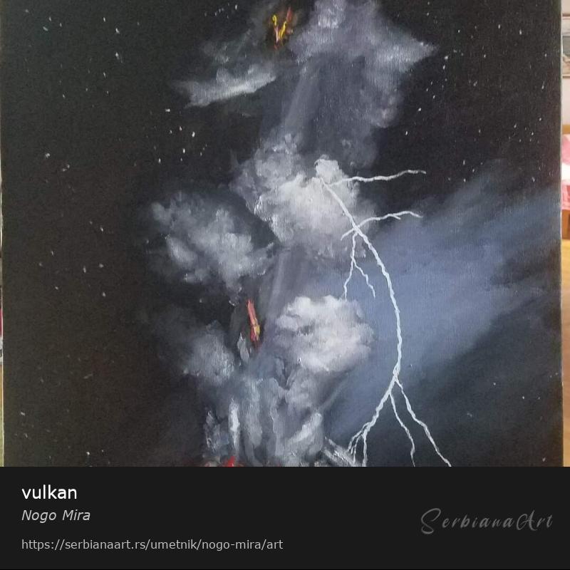 vulkan, Ulje/Platno, Nogo Mira