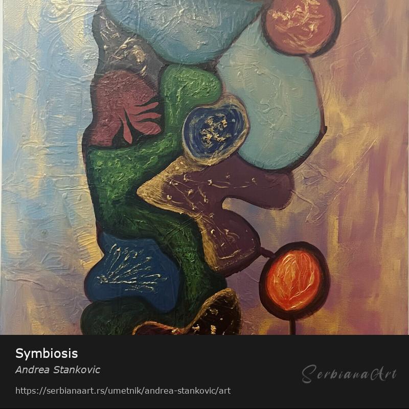 Symbiosis, Akrilik/Platno, Andrea Stankovic