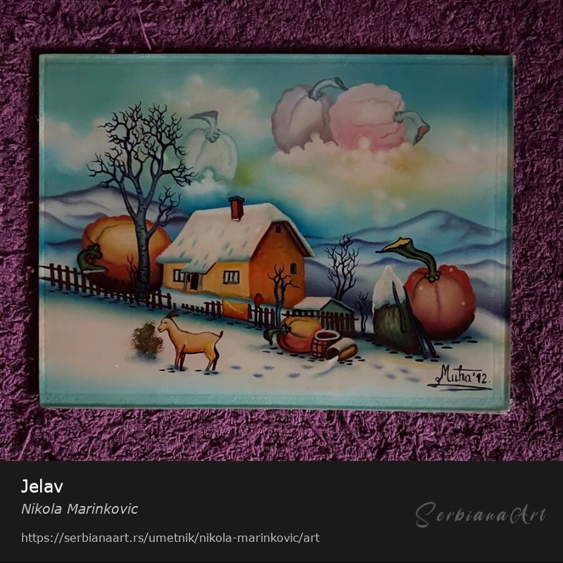 Jelav, Ulje/Staklo, Nikola Marinkovic