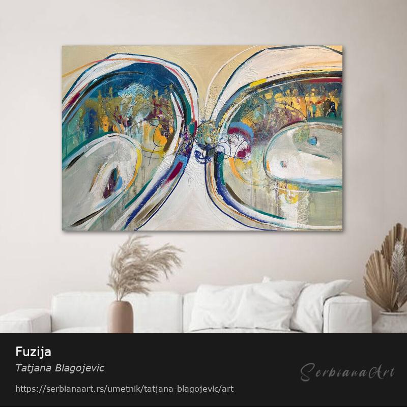 Fuzija, Akrilik/Platno, Tatjana Blagojevic