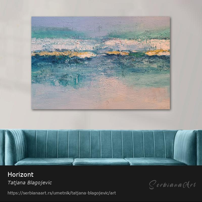 Horizont, Akrilik/Platno, Tatjana Blagojevic