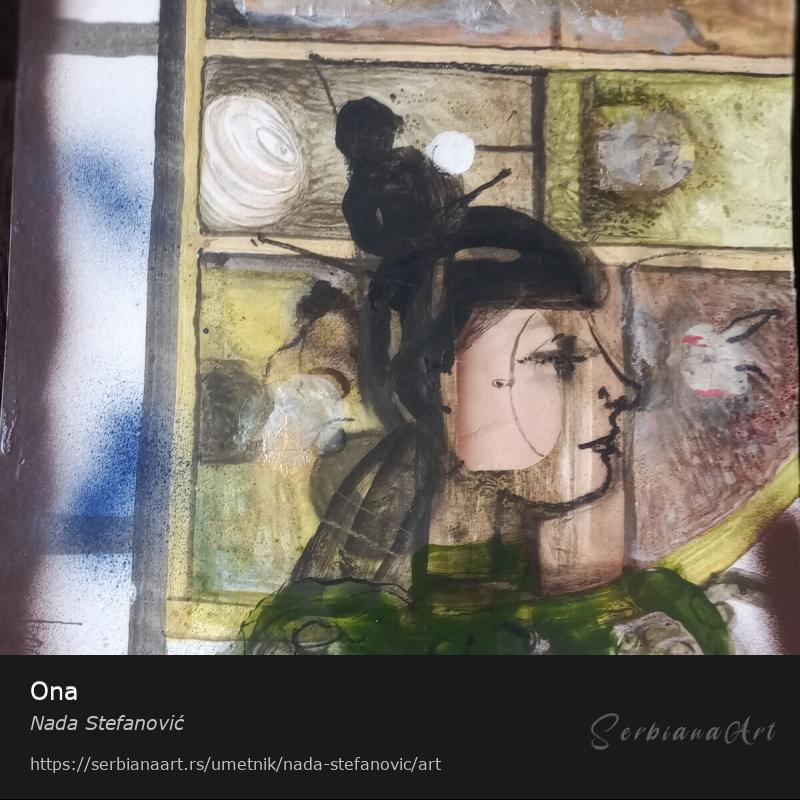 Ona, Kombinovano/Papir, Nada Stefanović