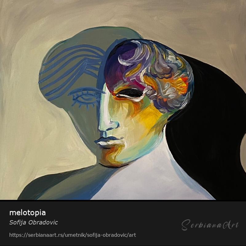 melotopia, Akrilik/Platno, Sofija Obradovic