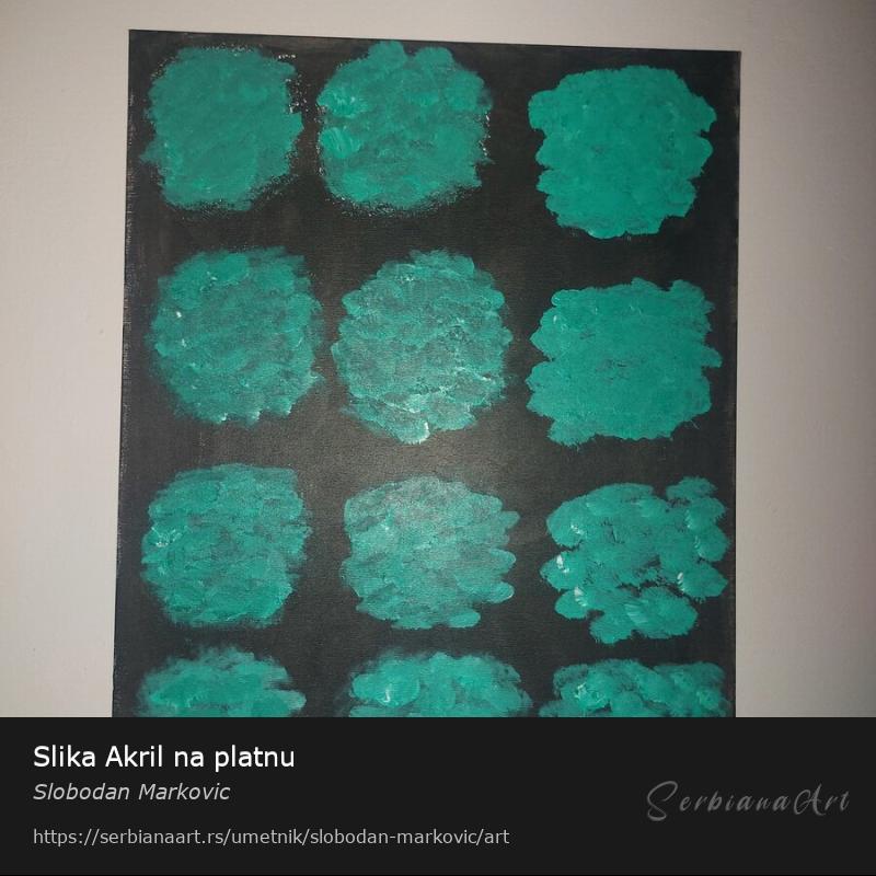 Slika Akril na platnu, Akrilik/Platno, Slobodan Markovic