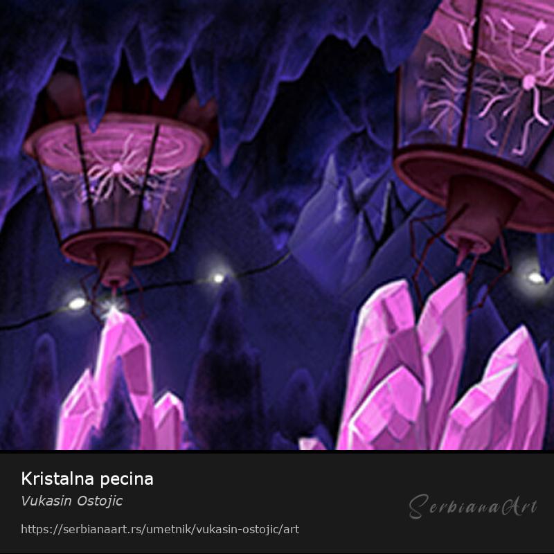 Kristalna pecina, Digital Art/Papir, Vukasin Ostojic