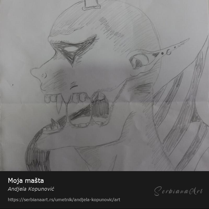 Moja mašta, Olovka/Papir, Andjela Kopunović