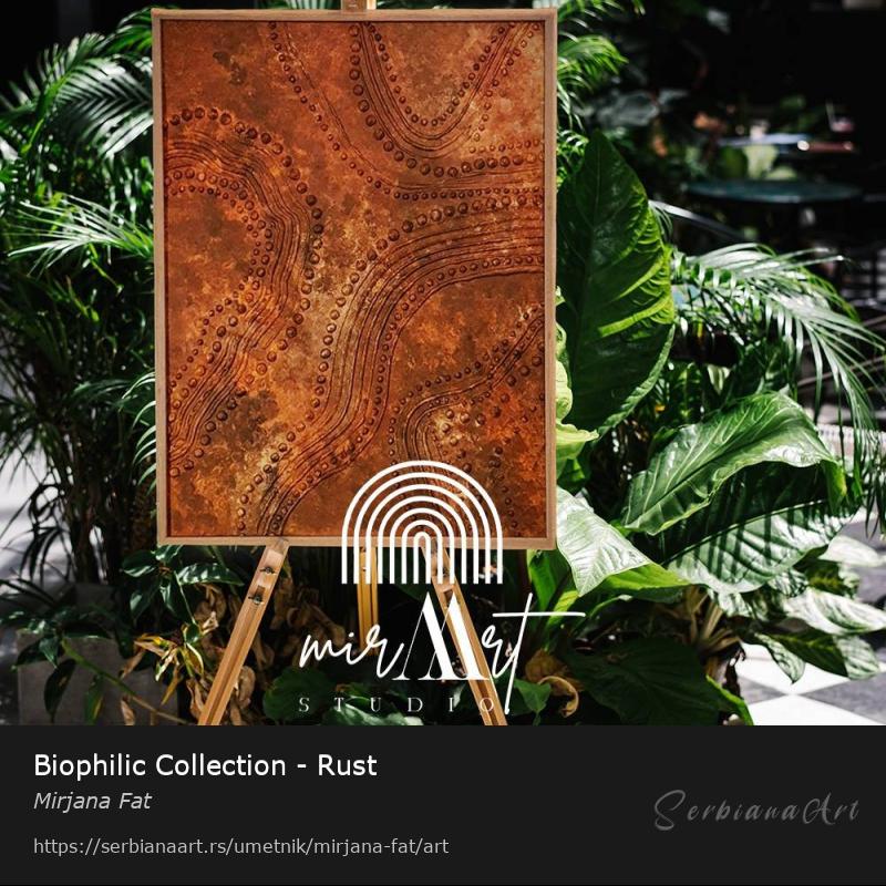 Biophilic Collection - Rust, Kombinovano/Šperploča, Mirjana Fat