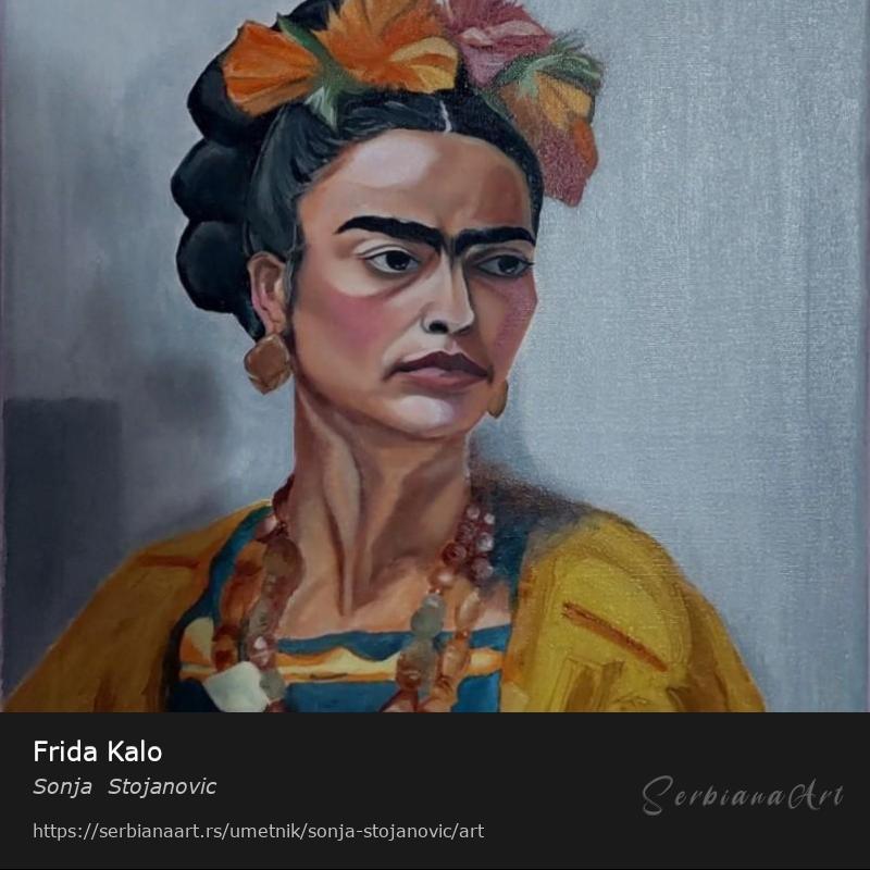 Frida Kalo, Ulje/Platno, Sonja  Stojanovic