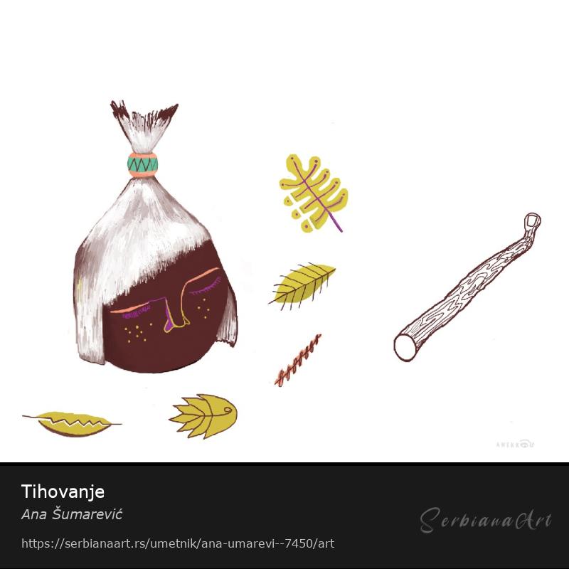 Tihovanje, Digital Art/Platno, Ana Šumarević
