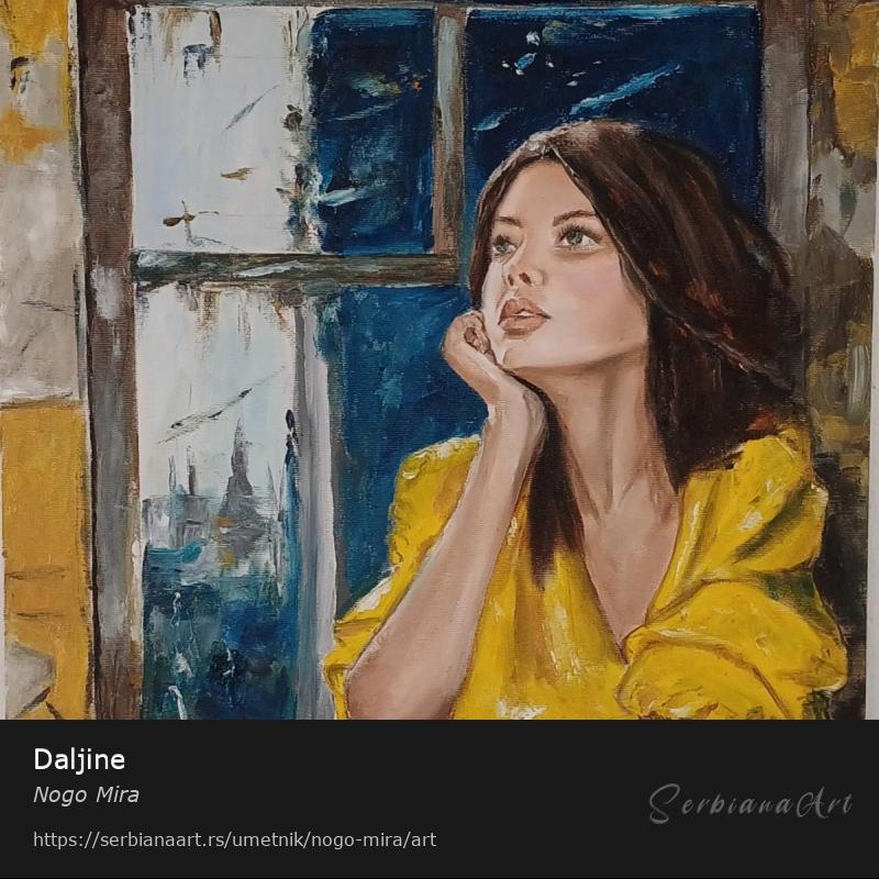 Daljine, Ulje/Platno, Nogo Mira