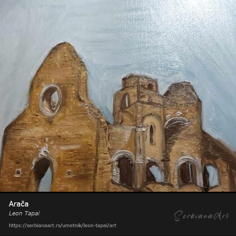 Arača, Ulje/Platno, Leon Tapai