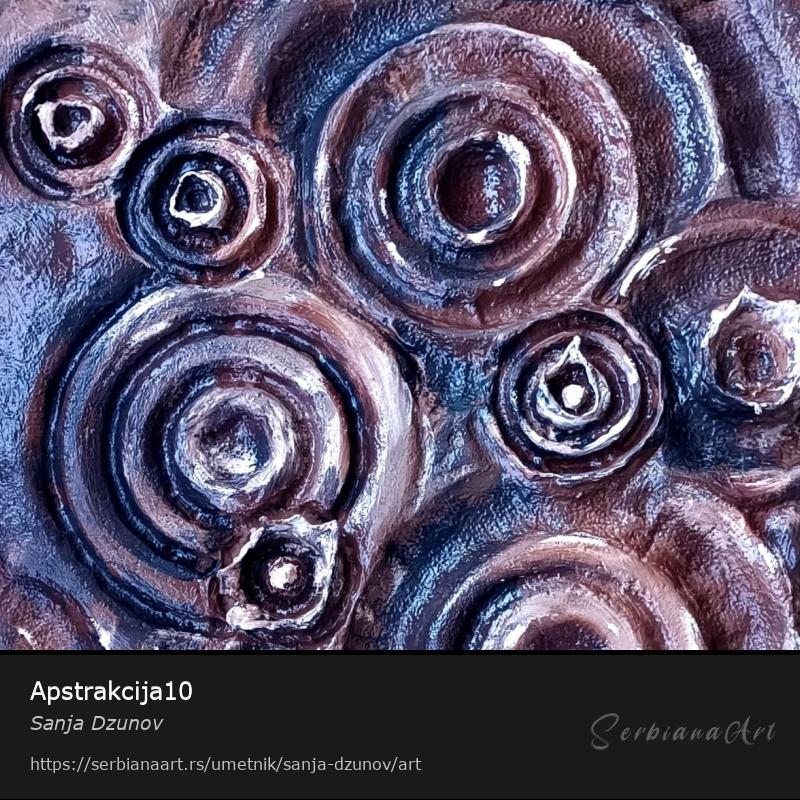 Apstrakcija10, Kombinovano/Kombinovano, Sanja Dzunov