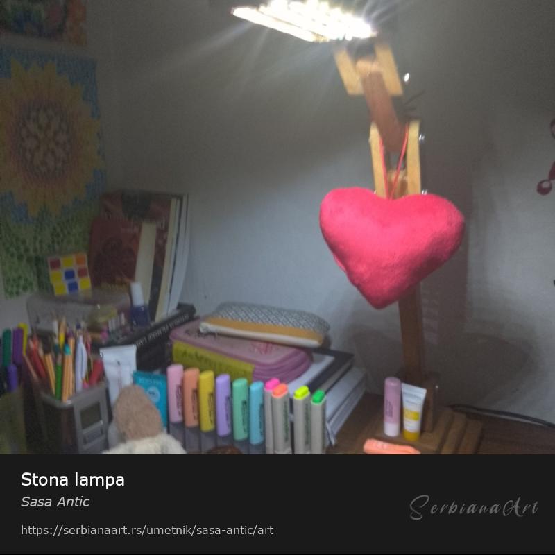 Stona lampa, Kućni dekor/Drvo, Sasa Antic