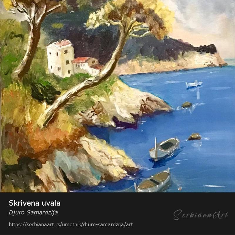 Skrivena uvala, Ulje/Platno, Djuro Samardzija