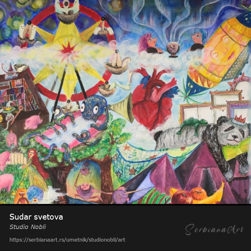 Sudar svetova, Kombinovano/Papir, Studio Nobli