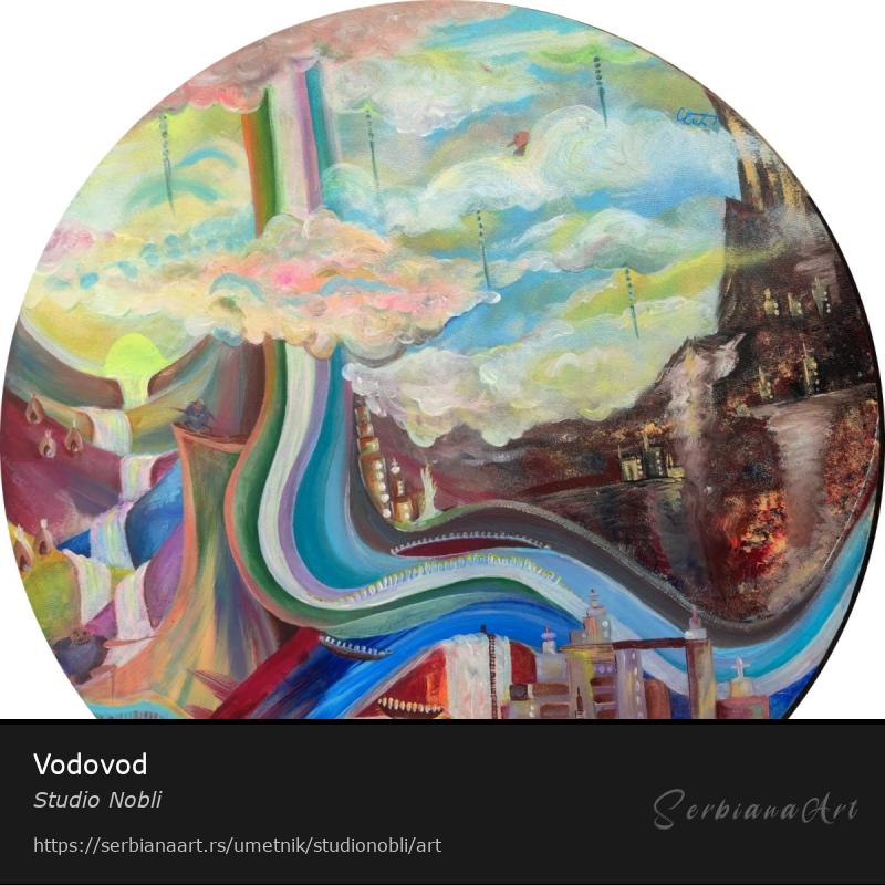Vodovod, Akrilik/Platno, Studio Nobli