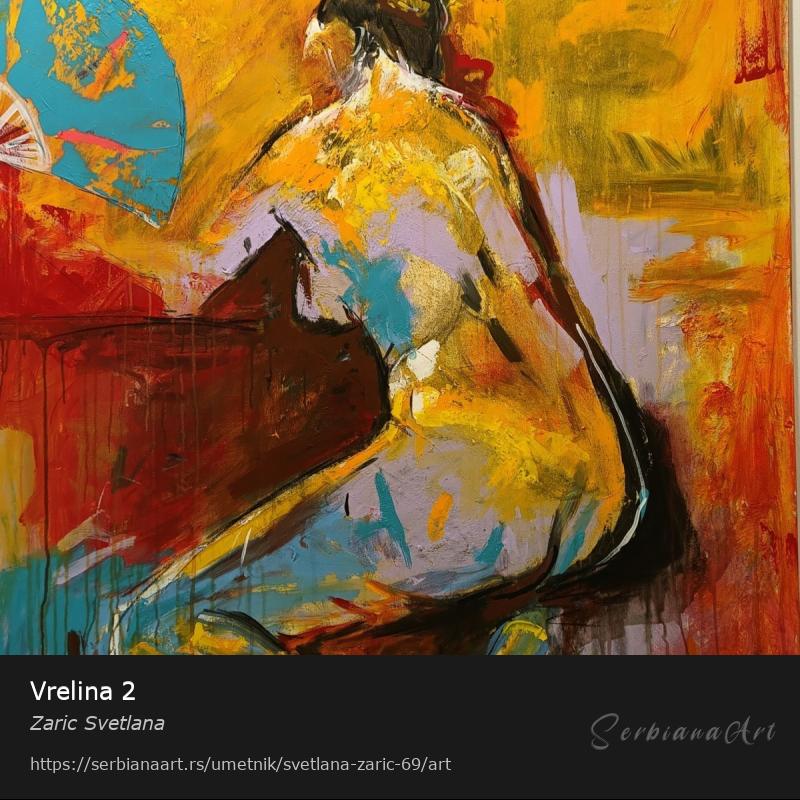 Vrelina 2, Akrilik/Platno, Zaric Svetlana