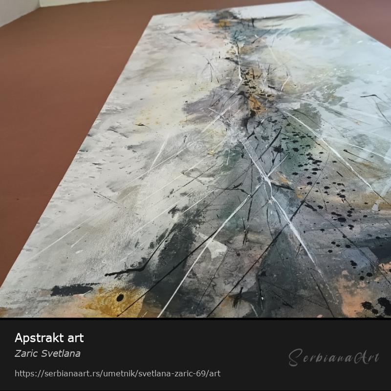 Apstrakt art, Akrilik/Platno, Zaric Svetlana