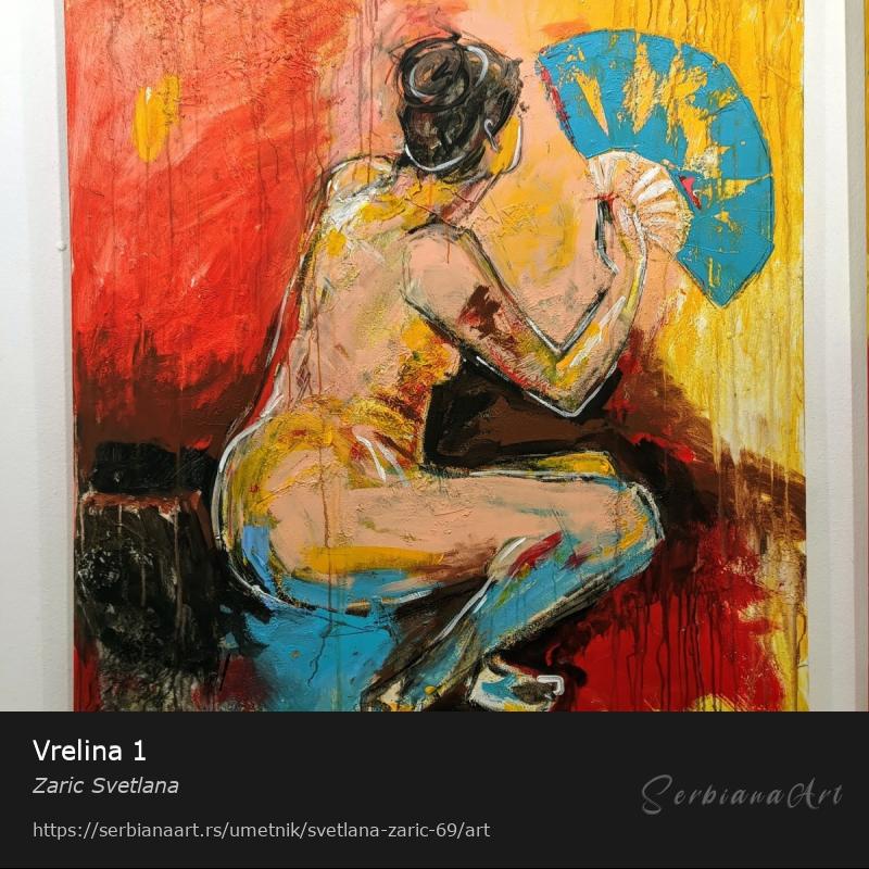 Vrelina 1, Akrilik/Platno, Zaric Svetlana