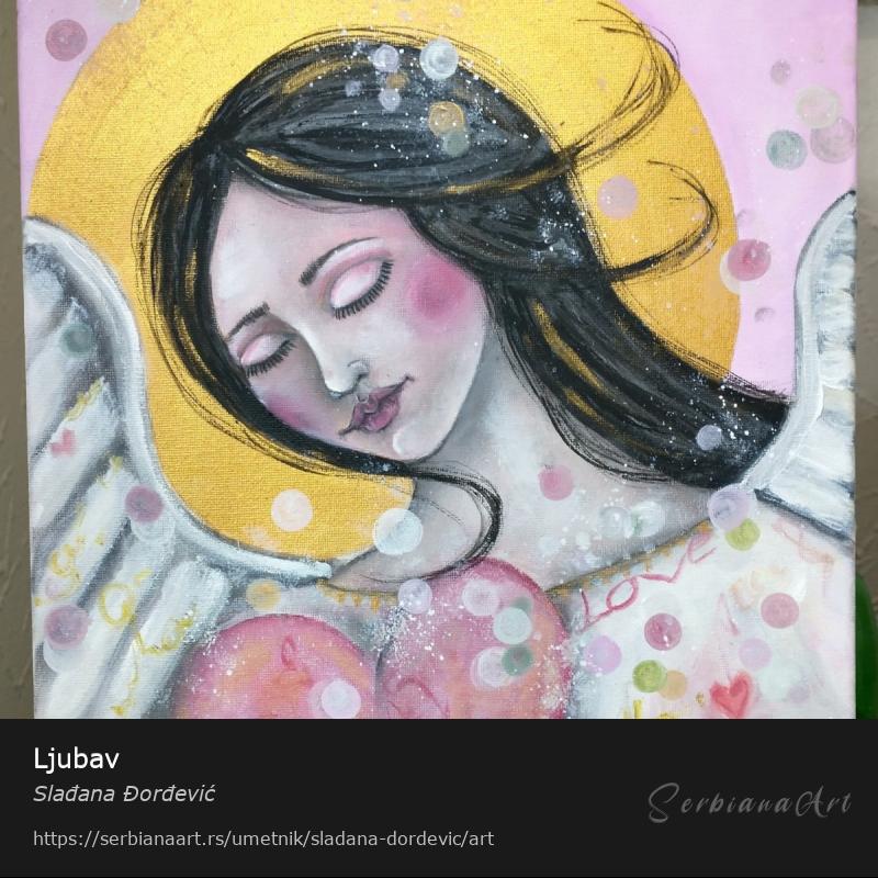 Ljubav, Ulje/Platno, Slađana Đorđević