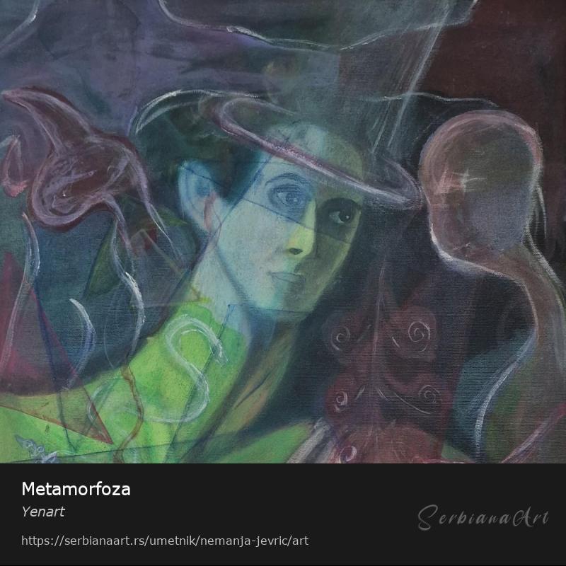 Metamorfoza, Akrilik/Platno, Yenart