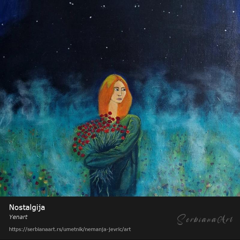 Nostalgija, Akrilik/Platno, Yenart