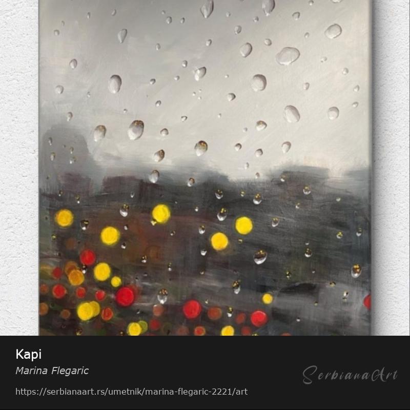 Kapi, Akrilik/Platno, Marina Flegaric