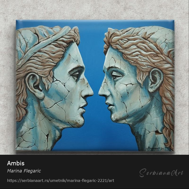Ambis, Akrilik/Platno, Marina Flegaric