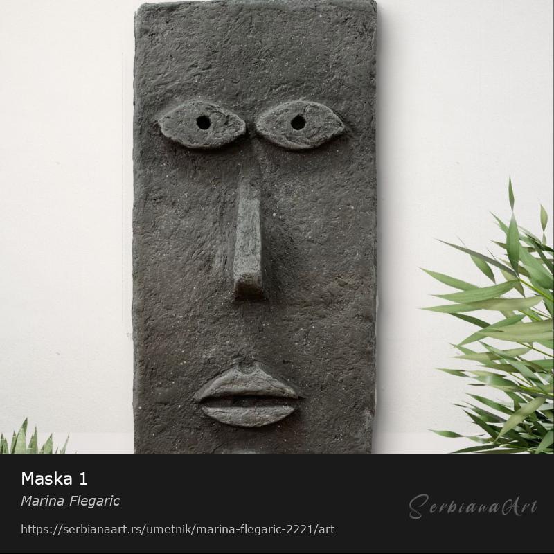 Maska 1, Kreativna rukotvorina/Kombinovano, Marina Flegaric