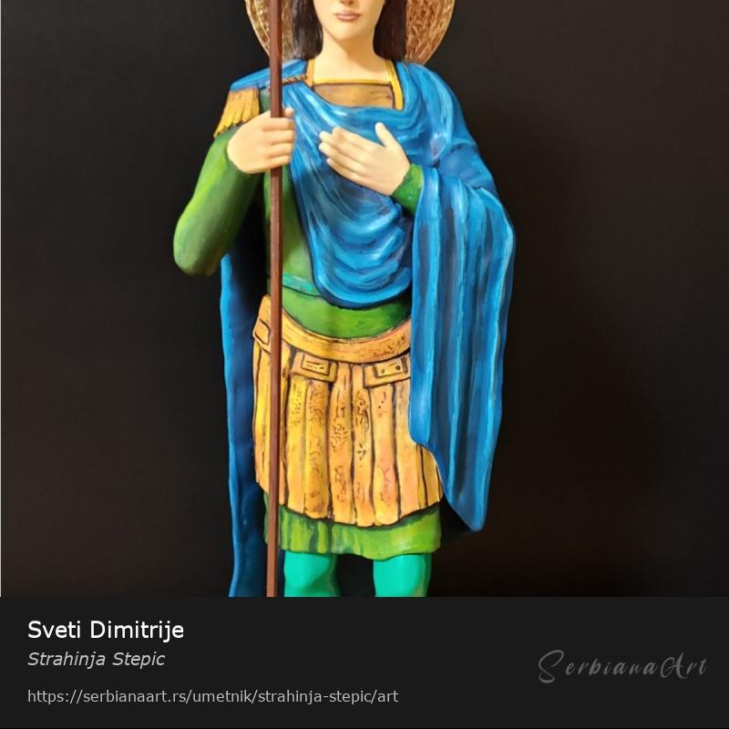 Sveti Dimitrije, Skulptura/Kombinovano, Strahinja Stepic