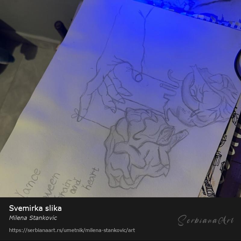 Svemirka slika, Olovka/Papir, Milena Stankovic