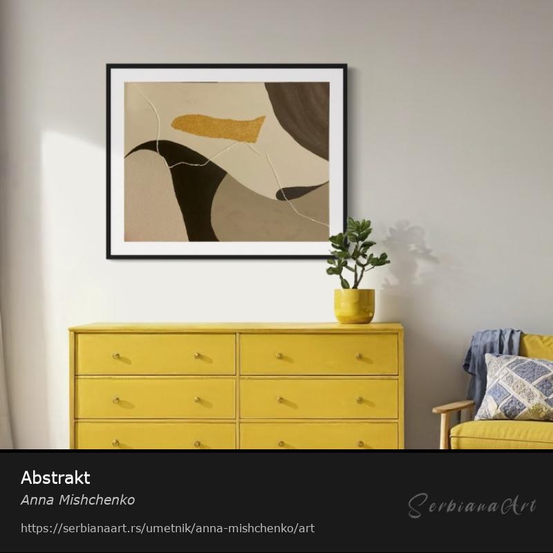 Abstrakt, Akrilik/Kombinovano, Anna Mishchenko