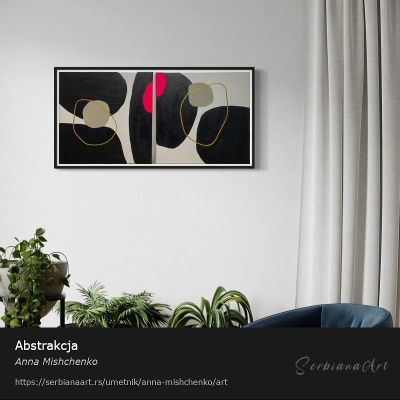 Abstrakcja, Akrilik/Kombinovano, Anna Mishchenko