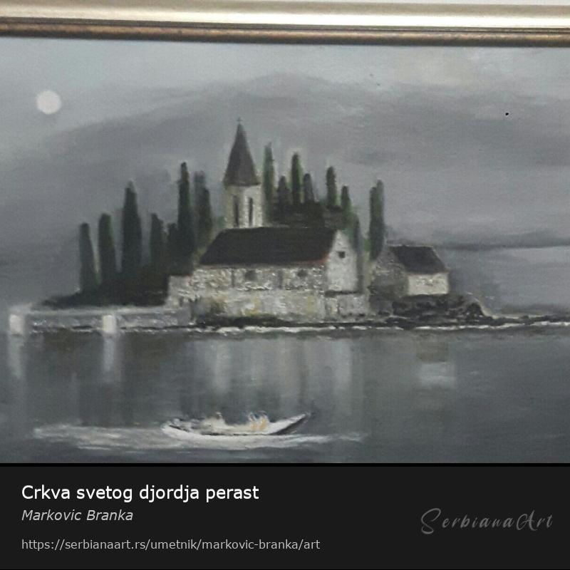 Crkva svetog djordja perast, Ulje/Platno, Markovic Branka