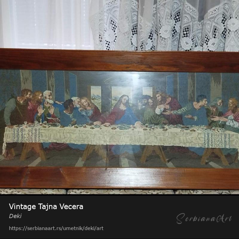 Vintage Tajna Vecera, Zidni dekor/Neodređeno, Deki